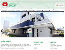 Tablet Screenshot of clinicacapixabadorim.com.br